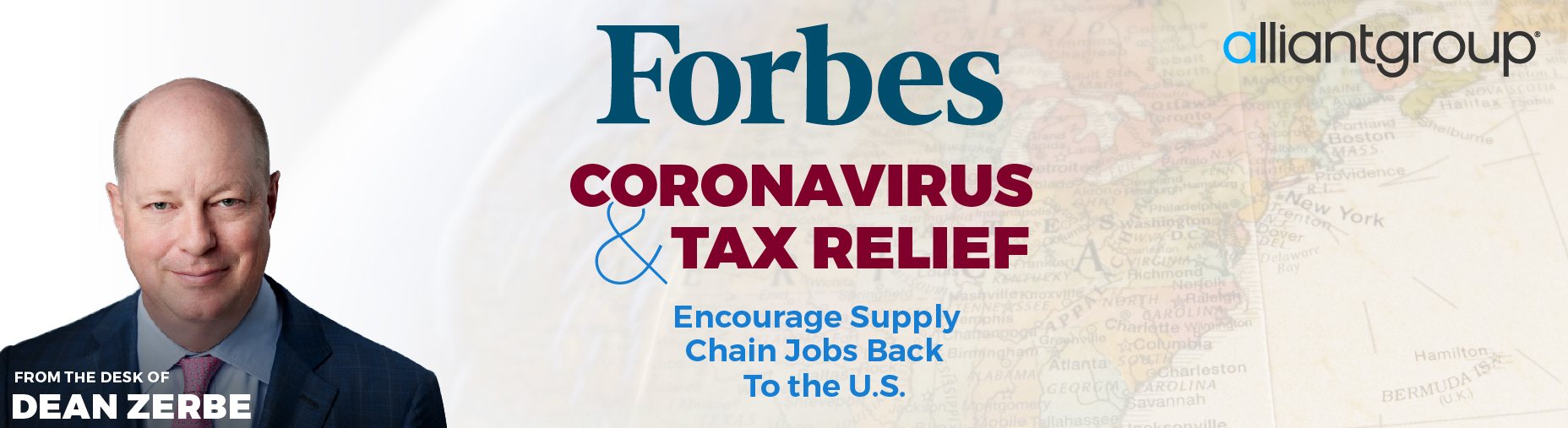 Coronavirus and Tax Relief — Encourage Supply Chain Jobs Back To the US, alliantgroup