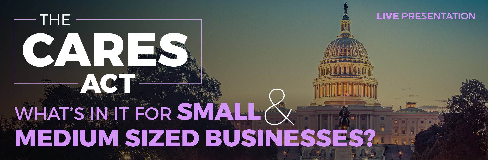 The CARES Act: What’s in it for Small and Medium Sized Businesses?, alliantgroup