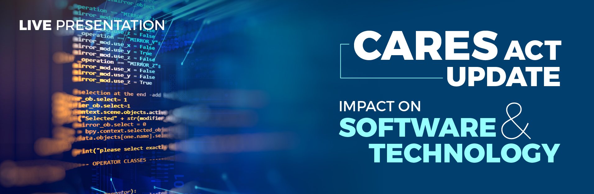 CARES Act Update: Impact on Software & Technology, alliantgroup