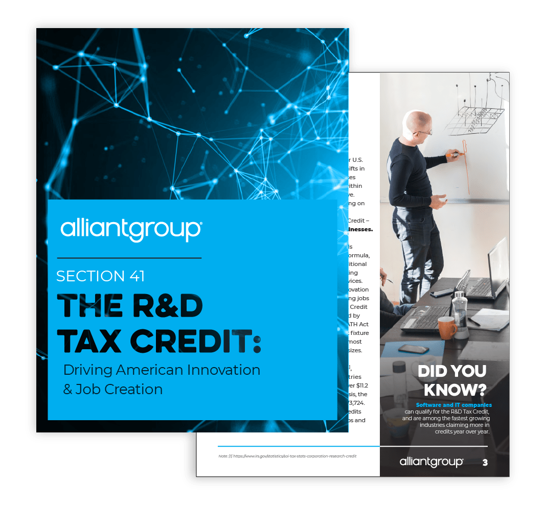 Download our free R&D Tax Credit whitepaper to better understand recent regulatory changes and IRS requirements.