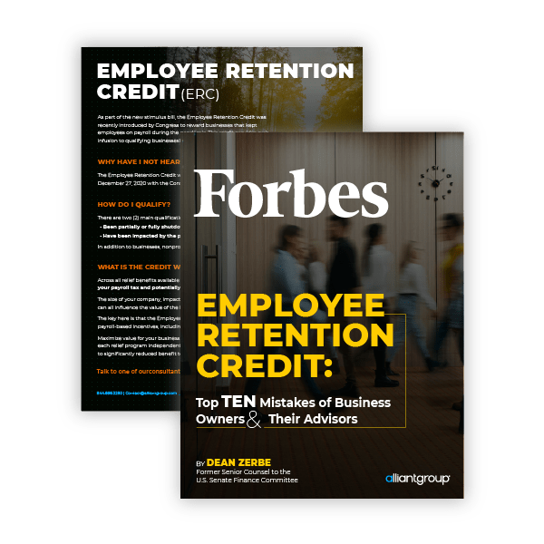 Download alliantgroup's top insights on the employee retention credit
